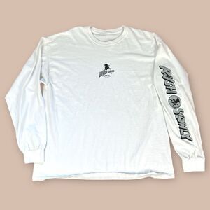 VTG Y2K Long Sleeve Tee Beach Reggae Rush Slowly L Vacation T-Shirt St. Kitts